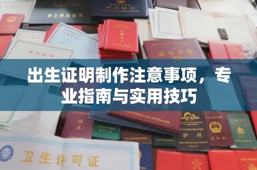 永年出生证明制作注意事项，专业指南与实用技巧