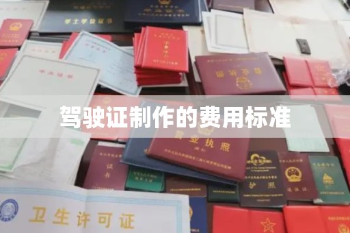 永年驾驶证制作的费用标准