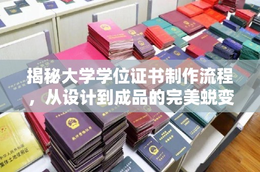 永年揭秘大学学位证书制作流程，从设计到成品的完美蜕变