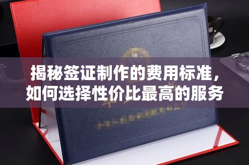 永年揭秘签证制作的费用标准，如何选择性价比最高的服务？