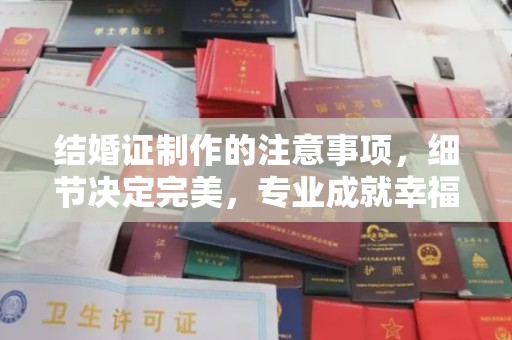 永年结婚证制作的注意事项，细节决定完美，专业成就幸福