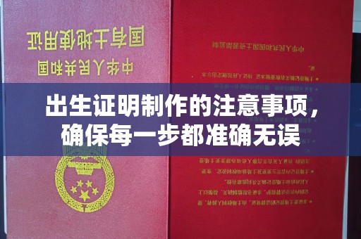 永年出生证明制作的注意事项，确保每一步都准确无误